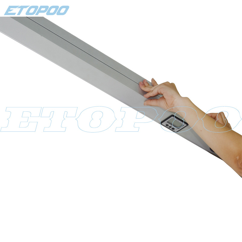 靠尺2米 工程检测尺 铝合金多功能高精度数显折叠水平尺 验房工具