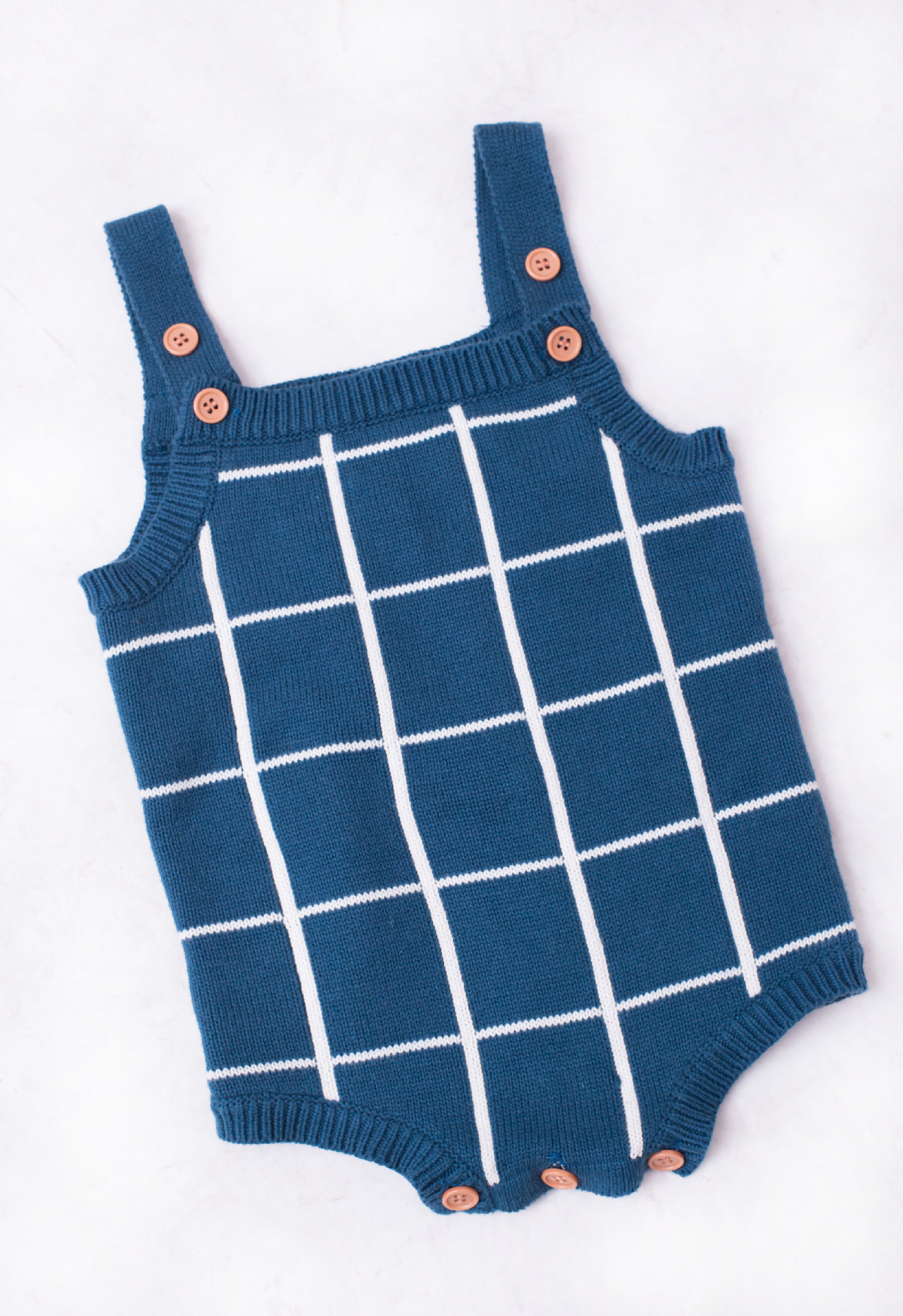 2020婴儿秋冬装连体衣0-1-2岁女宝宝针织哈衣369个月无袖哈衣爬服