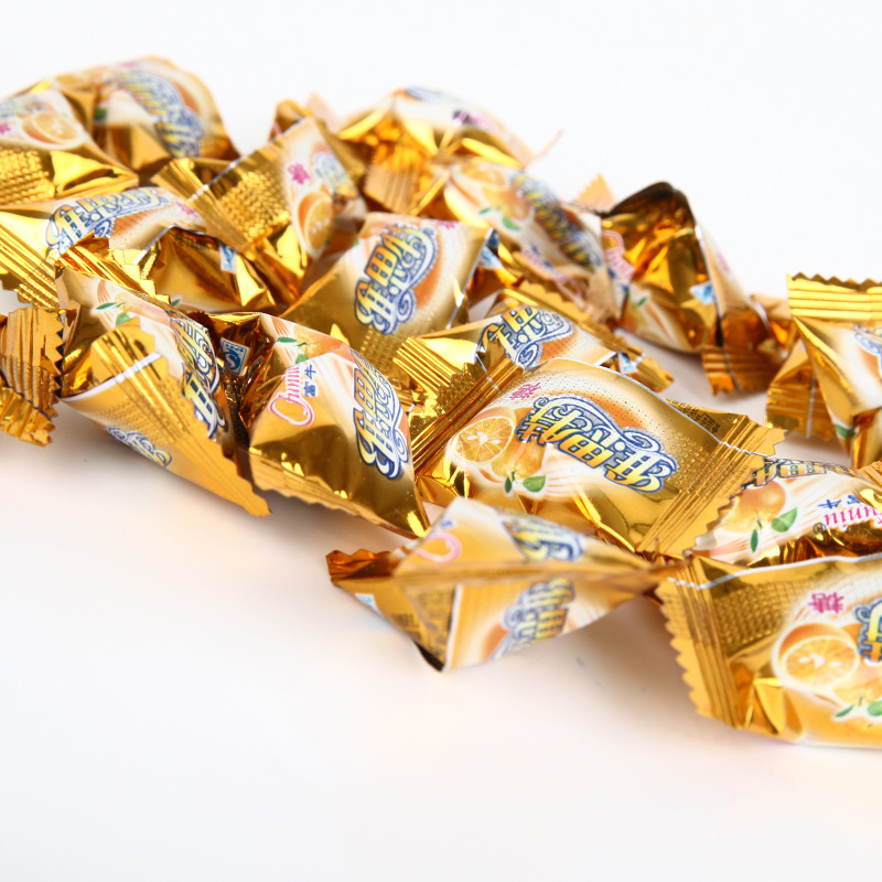 厂家直销 富牛维思特糖果香橙水果味硬质糖果2500g/包结婚庆喜糖