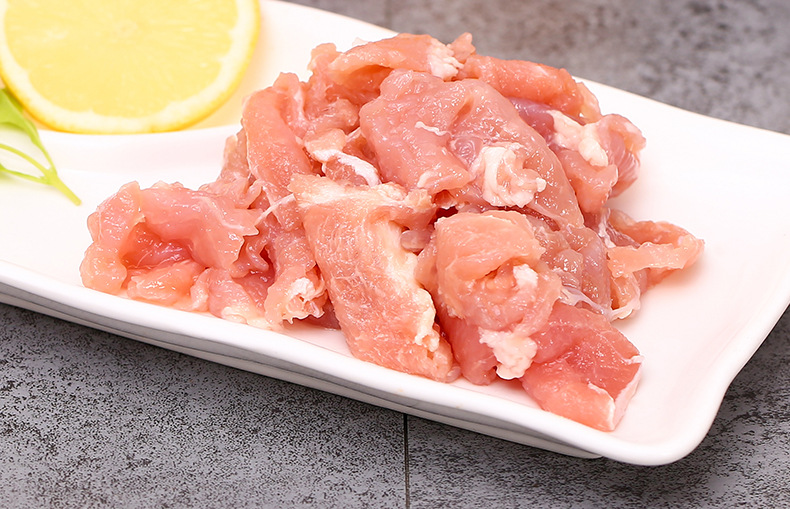 精选货源猪肉片_快餐西餐酒店烤肉货源 冷冻新鲜生肉市