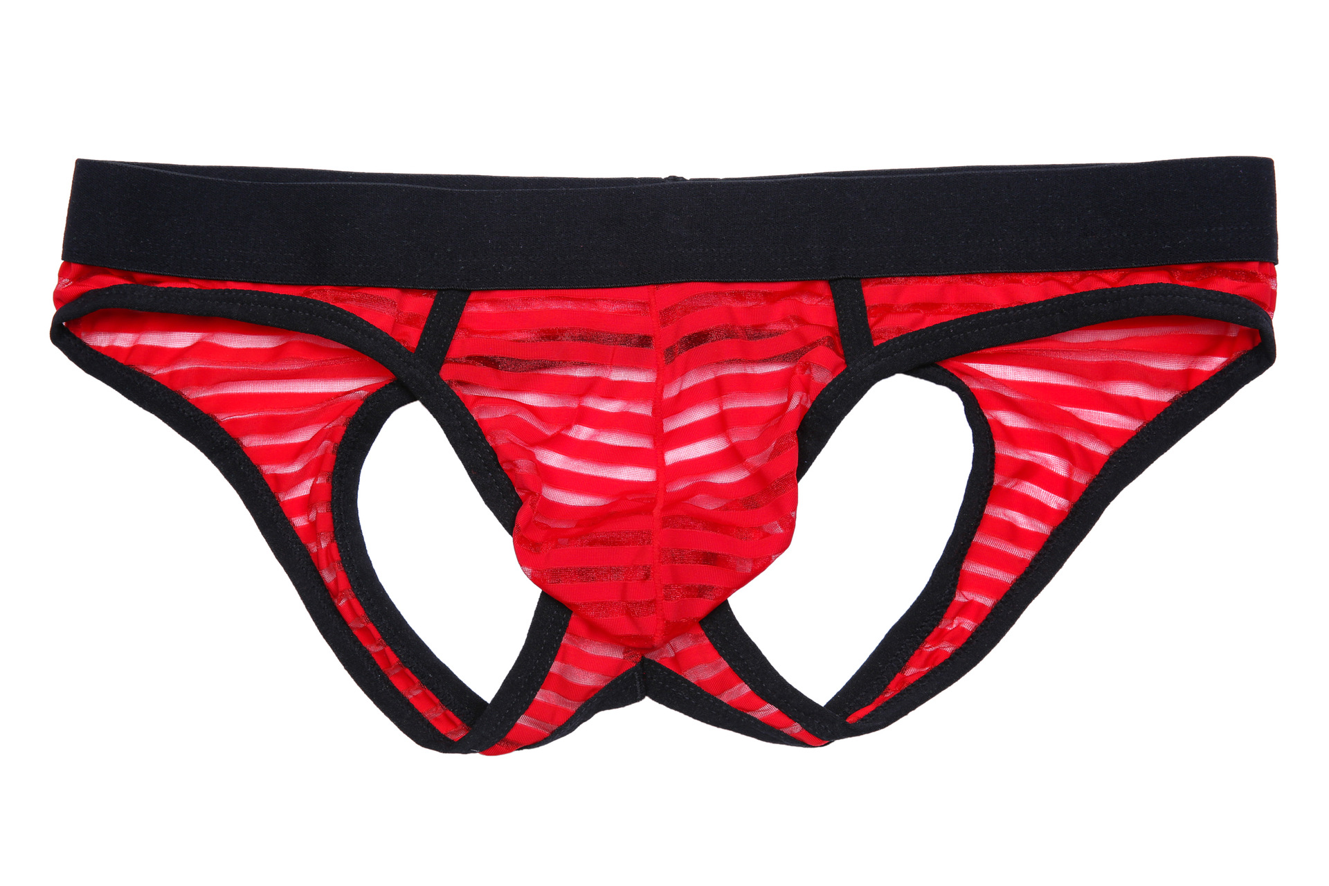 nyk-203 男三角内裤青年性感情趣半透明透气低腰u凸露pp内裤男潮