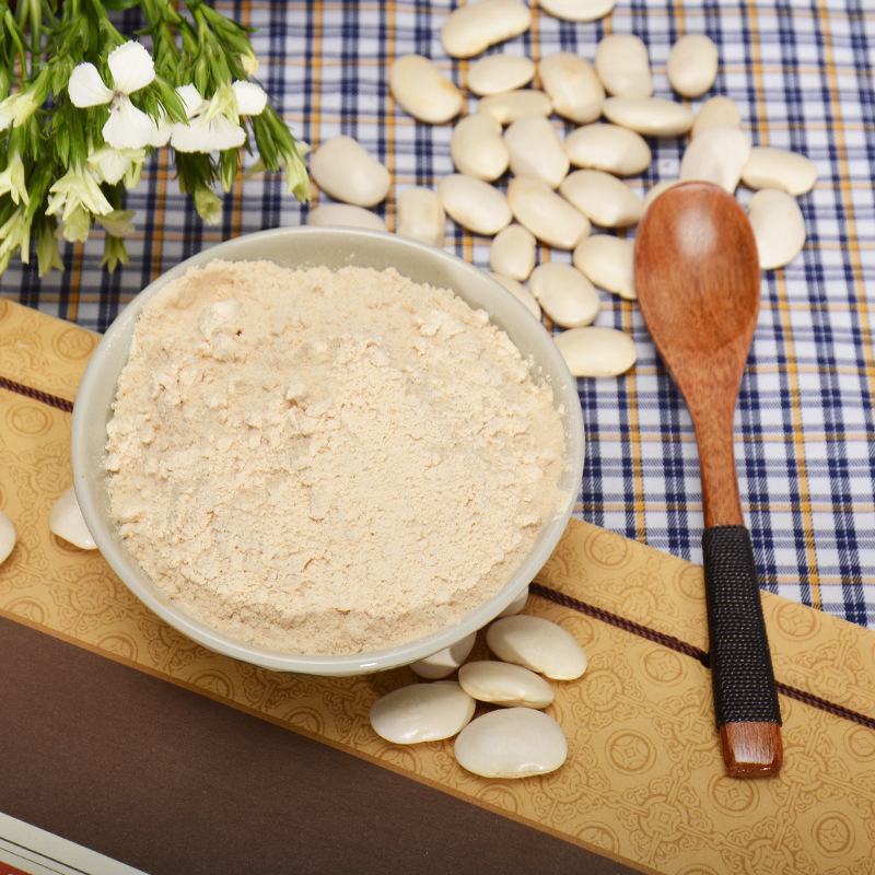 熟白芸豆粉白扁豆粉不结块代餐粉可做糕点面包500克
