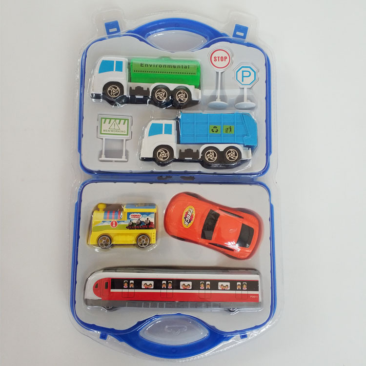 迷你车队组合交通工具模型套装儿童车模玩具批发母婴店赠品学校奖