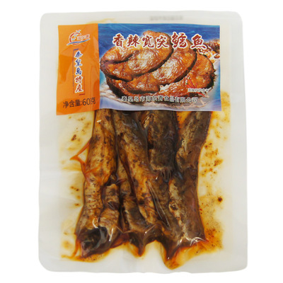 海东青 香辣宽突鳕鱼 60g/袋 北戴河特产 即食 海味零食