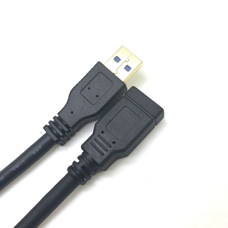 USB3.0 AM TO AF 数据延长线 镀金插头带磁环延长线 公对母延长线