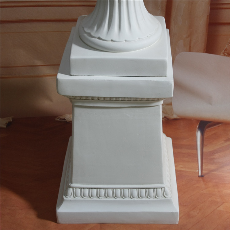 供应树脂摆件金箔色罗马柱婚庆引路花瓶家居酒店大厅摆设jy88058