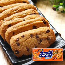韩国进口休闲零食品 好丽友巧克力曲奇饼干好吃的代餐104g*21