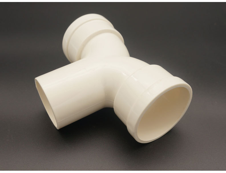 厂家直销 pvc塑料排水管件 50x46内外插缩口 y型三通