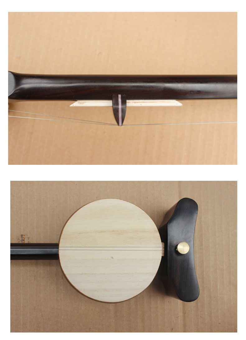 厂家直销黑檀凤头板胡专业高音中音低音乐器秦腔歌曲评剧豫剧梅户