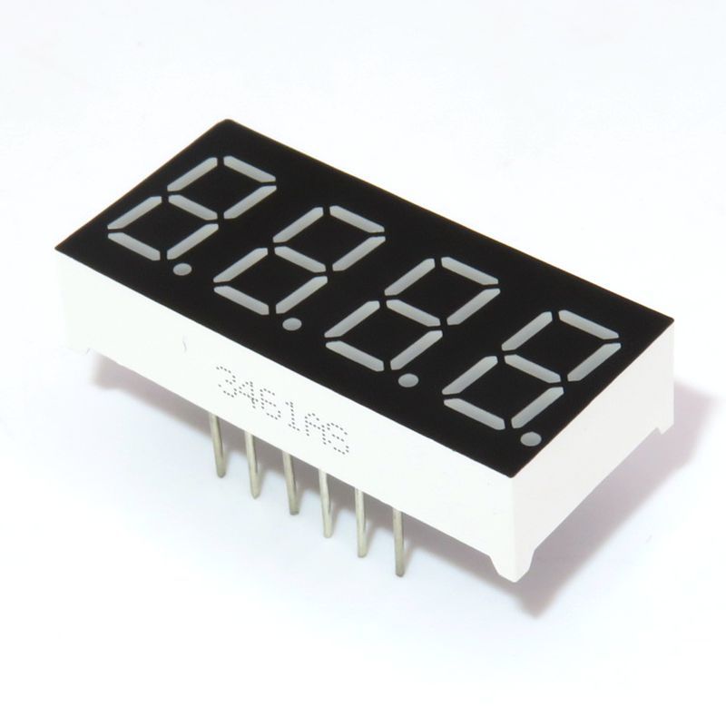 36英寸 4位 共阳 一体 3641bs 红色 hs410361k led数码管