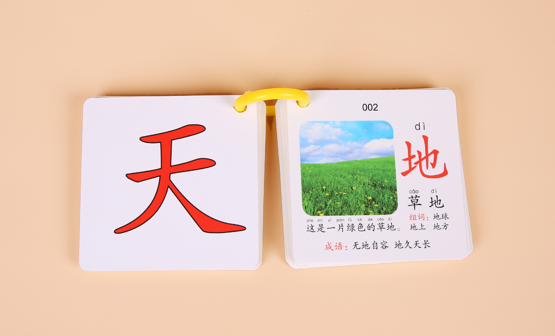 300张-有图学汉字幼儿园小班人教版幼儿童看图识字片启蒙早教卡片