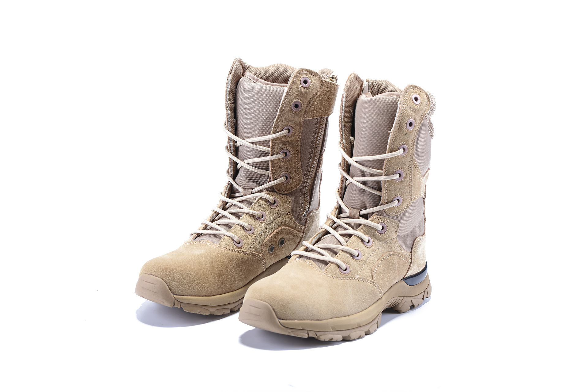 枭龙sfb男战术靴沙漠狐超轻作战靴美军沙漠之狐高帮沙漠靴沙色靴