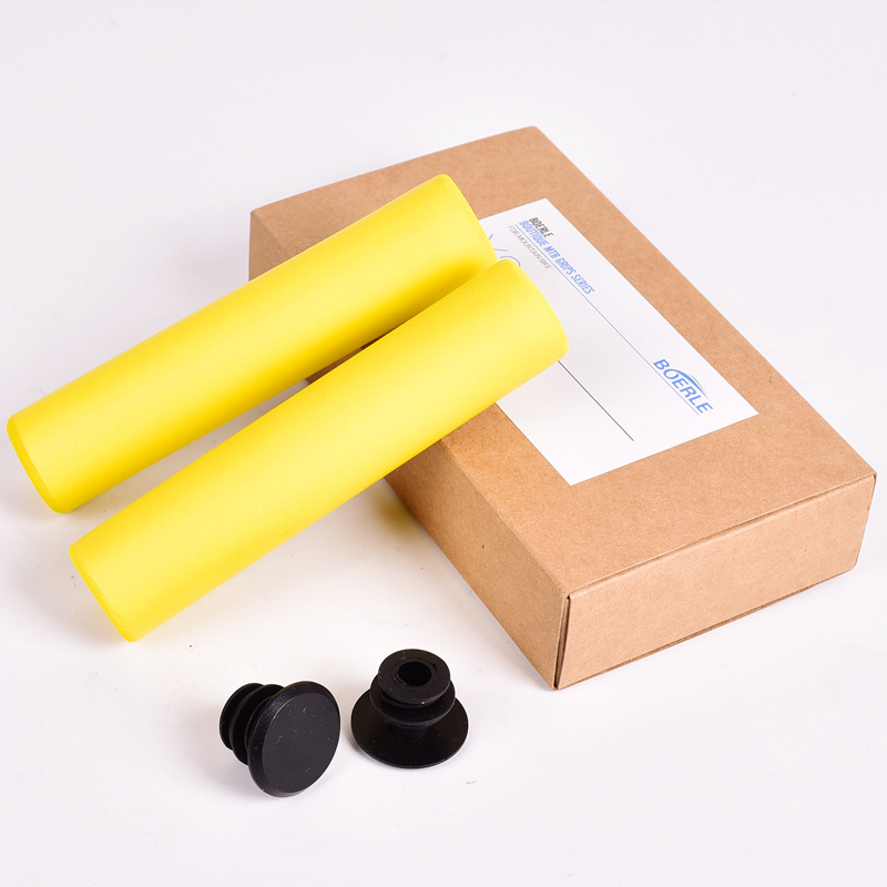 超轻舒适矽胶把套 自行车山地车把套 燕把弯把车把把套非海绵橡胶