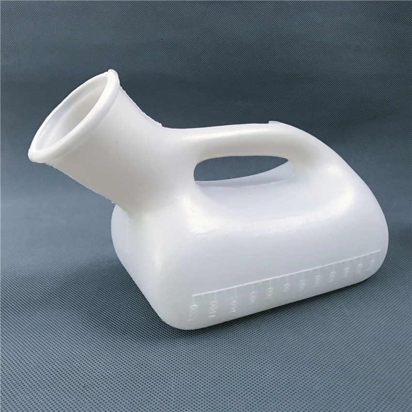 厂家批发医用塑料尿壶 加厚男士接尿器 1200ml男士便壶尿壶