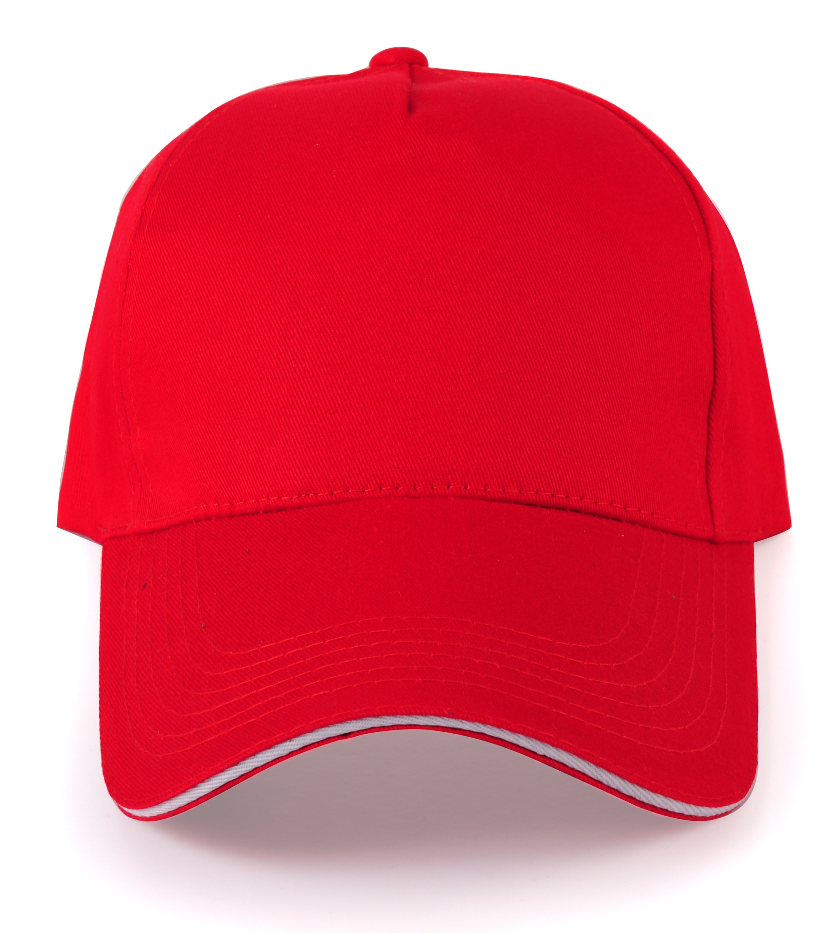 工厂订做夏季鸭舌帽户外 遮阳 防晒 旅行全棉五片帽定制印logo