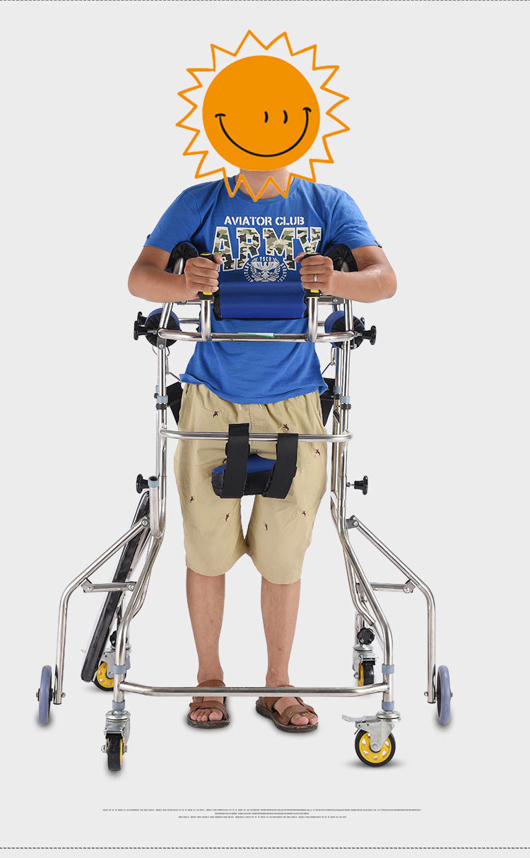 成人学步车老人助行器中风偏瘫康复训练器材辅助下肢行走路站立架