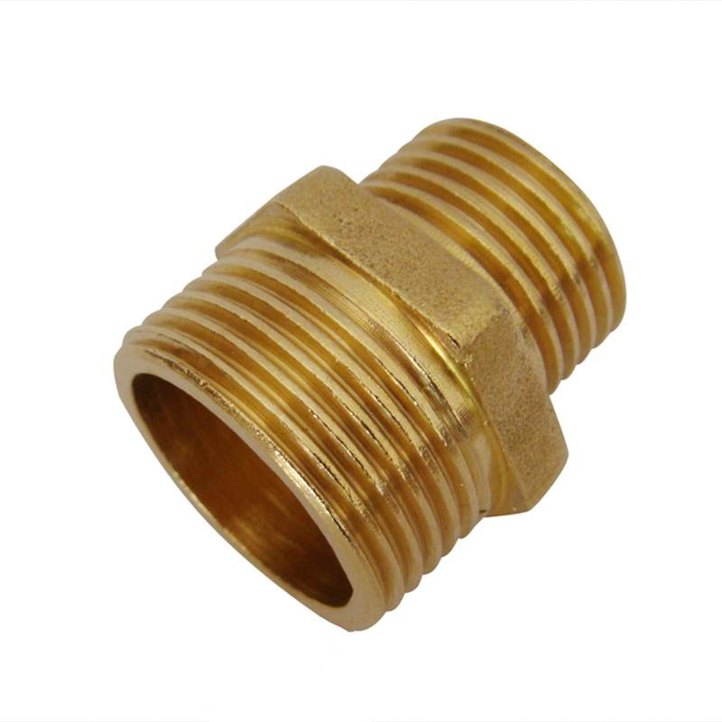 黄铜变径对丝 水暖五金铜配件 变径内接内丝 异径外牙接头铜对丝