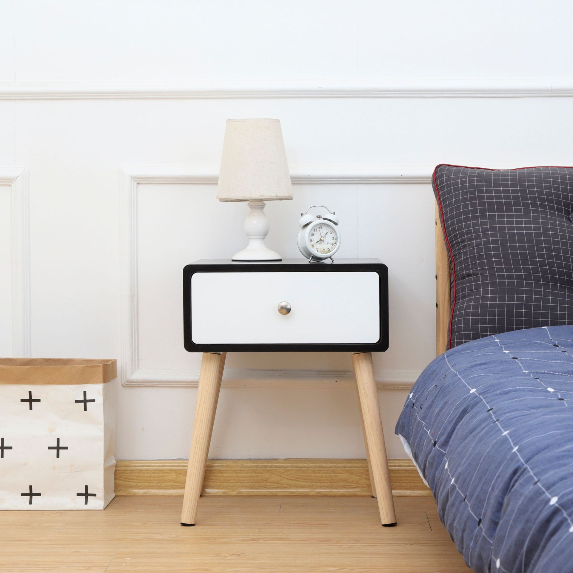 床头柜小户型卧室收纳储物柜现代简约斗柜北欧风床边柜角柜