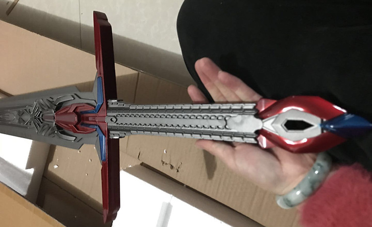 变形金刚5武器周边 擎天柱星辰剑变5审判之剑金属道具模型不开刃