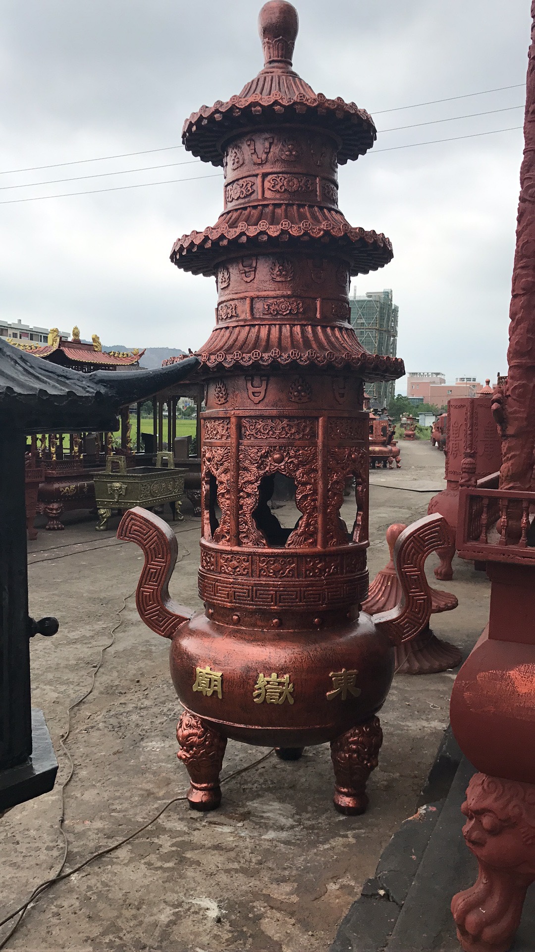 温州禅相法器专业生产福建寺院元宝炉 湛江市哪里有卖化宝炉厂家