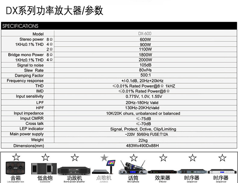 bose博士 802iv 502b音响套装 专业ktv卡拉ok音箱高端家庭家用