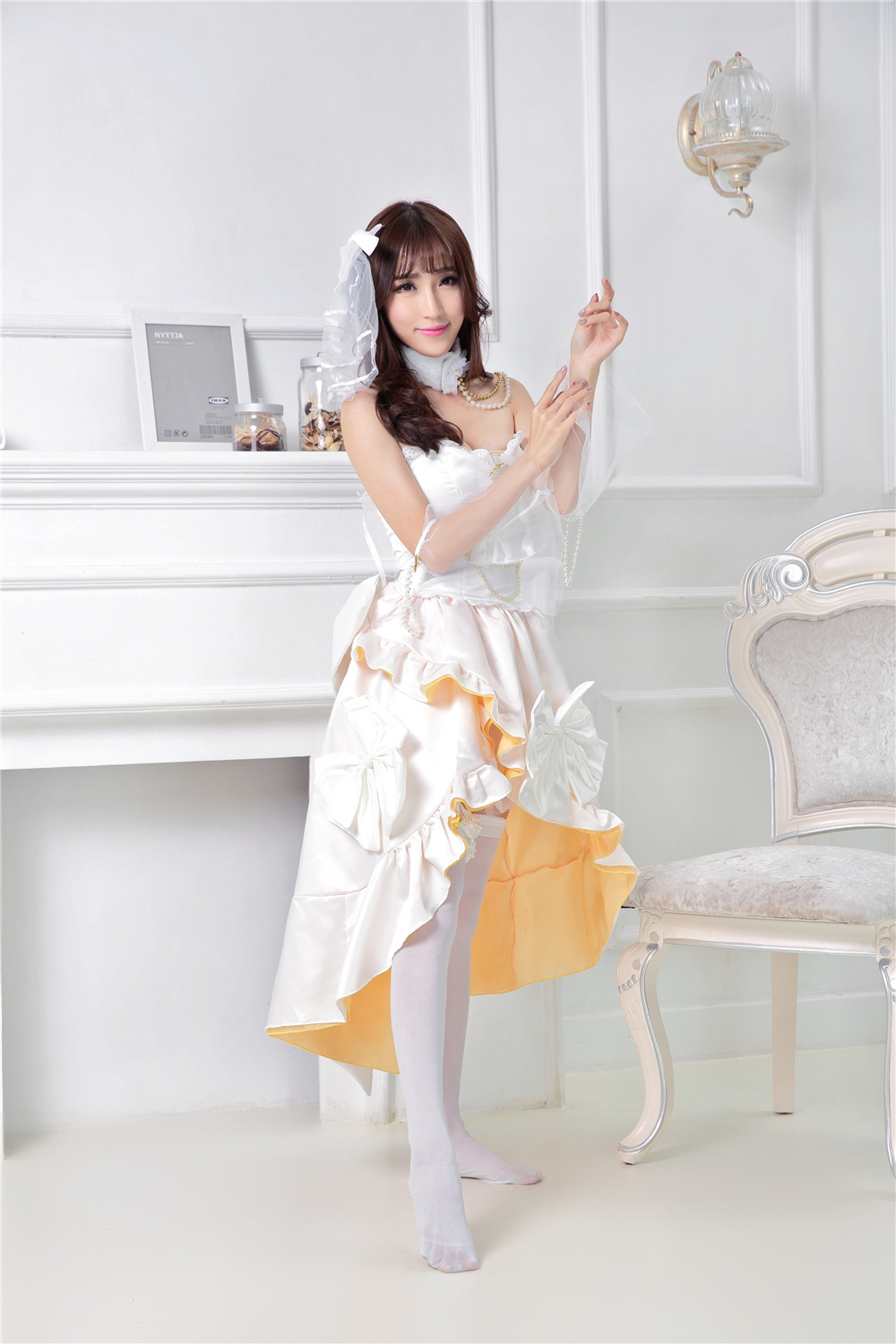 南小鸟动漫love live浪漫觉醒婚纱cosplay服装 lolita洋装批发