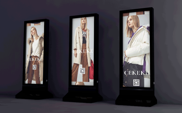 艾得尔厂家直销 室内led单面挂墙壁挂式智能广告换画户外滚动灯箱