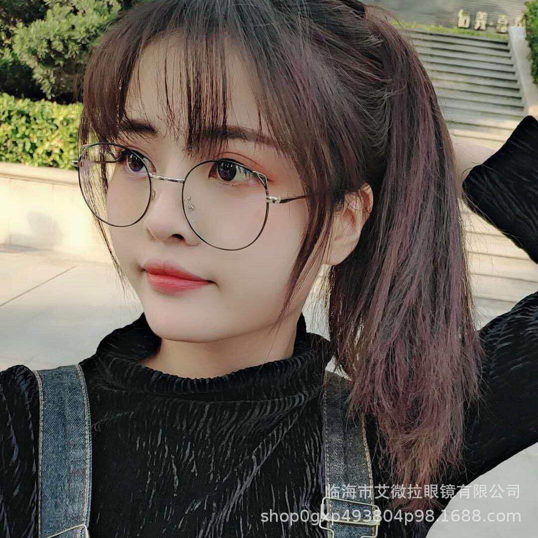 时尚网红猫耳朵防蓝光眼镜女近视成品韩版女生可爱猫眼近视镜批发