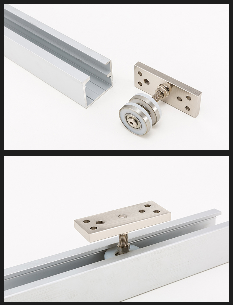 厂家供应钢制吊轮吊轨重型钢制滑轨滑道 加重型钢制下滑轨批发