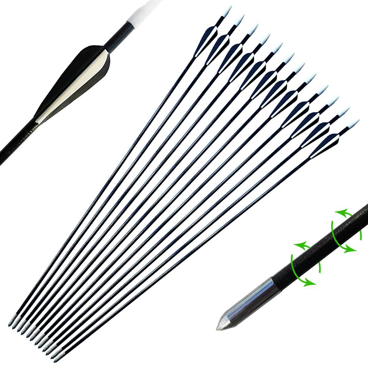 8mm卷杆玻纤箭 加粗加硬卷制玻纤箭 外套头尾 滚卷玻纤箭