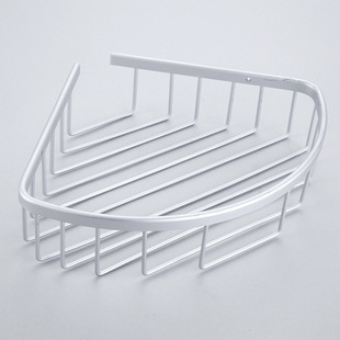 明志卫浴 太空铝网篮三角1层置物架 厨房浴室网篮置物架