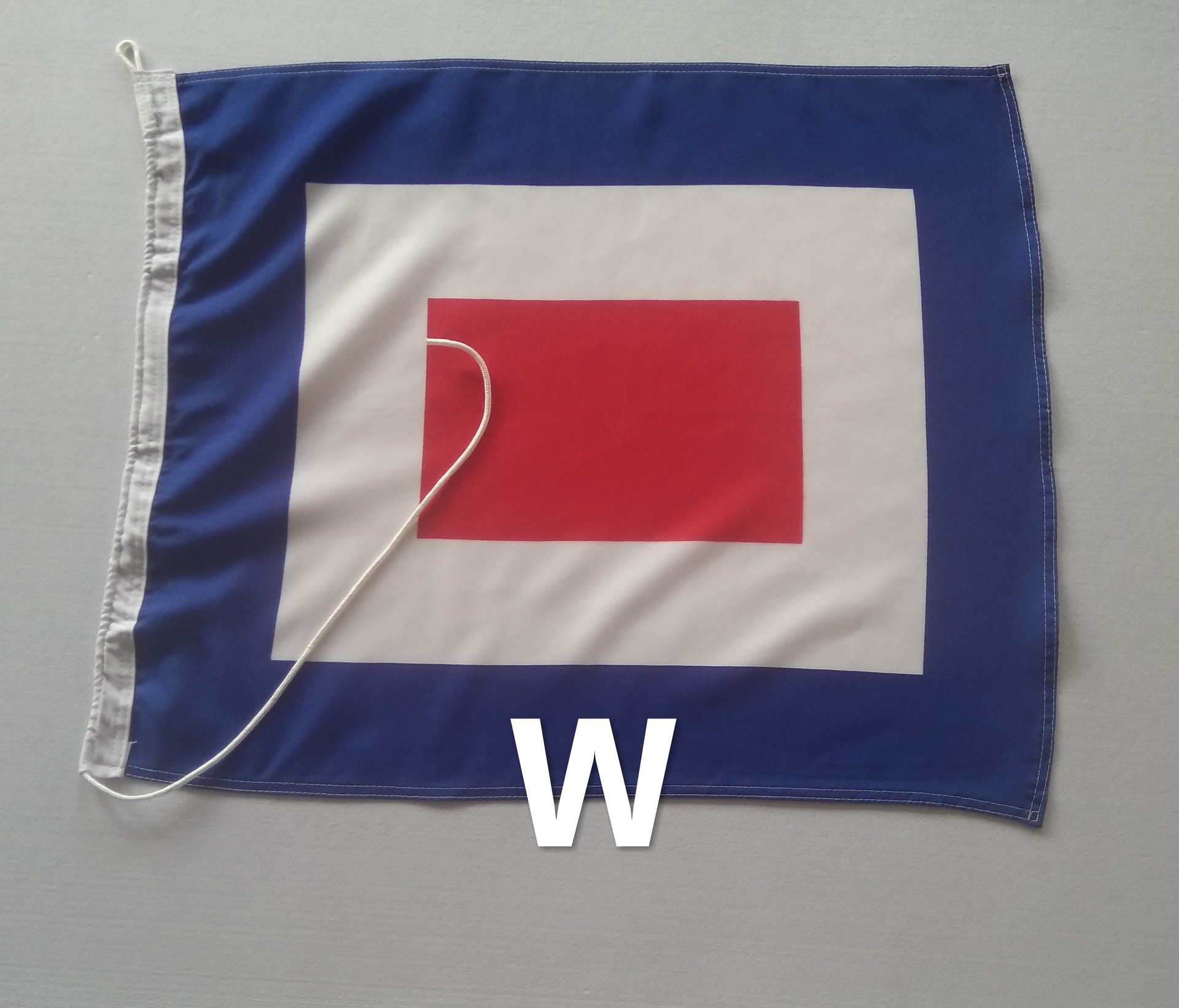 定制手工水印海事旗300d旗纱100d春亚纺110克经编布正反面无色差