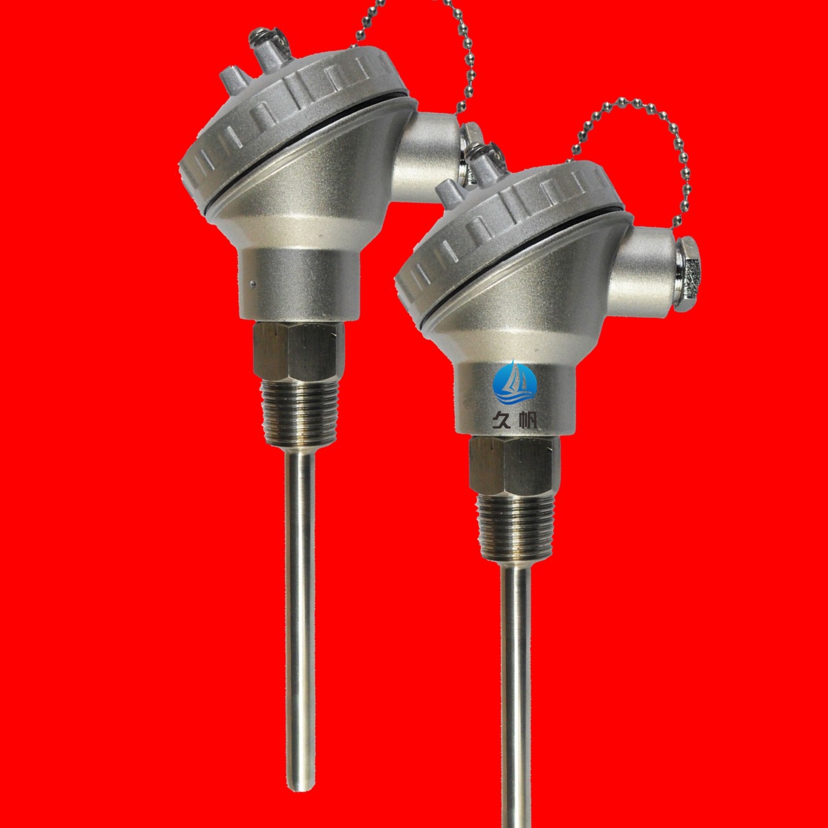 铠装pt100热电阻温度传感器铂金热电阻温度计wzp130g