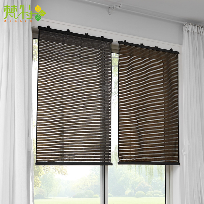 Fante Sun-Proof Shading Curtain Bedroom Window Sunshade Roller Shutter Balcony Living Room Curtains Door Curtain and Partition Curtain