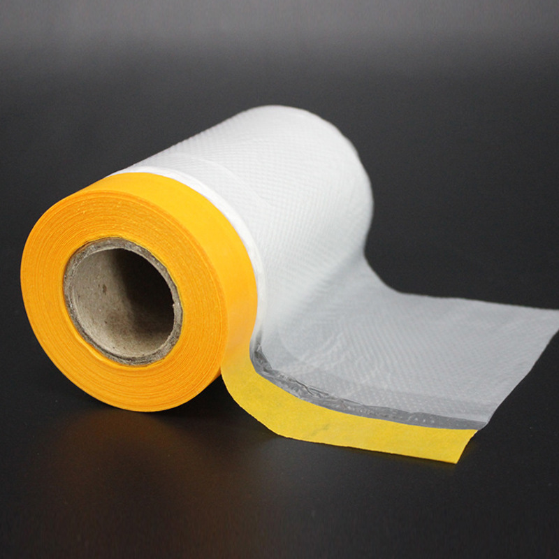 遮蔽膜油漆保护膜遮蔽纸家具硅藻泥美纹纸和纸胶带塑料膜装修喷漆