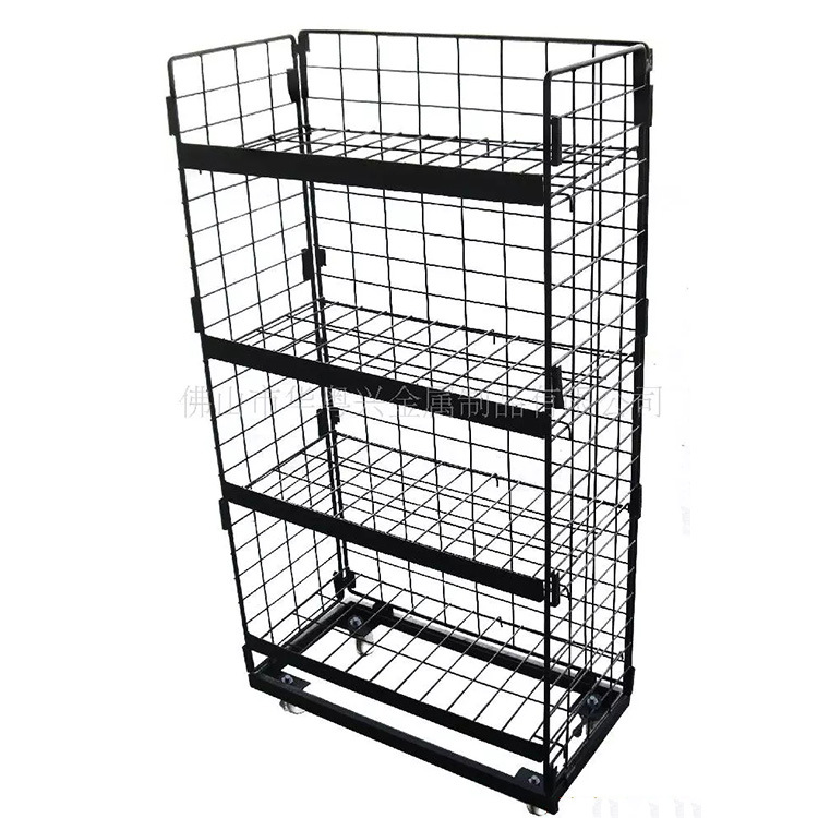 铁线架金属展示架 网格货架子背网定做 加强型商场双面展示货架