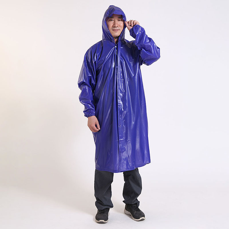 加大加长不湿脸成人风雨衣时尚大帽檐有袖加厚套装雨披现货批发