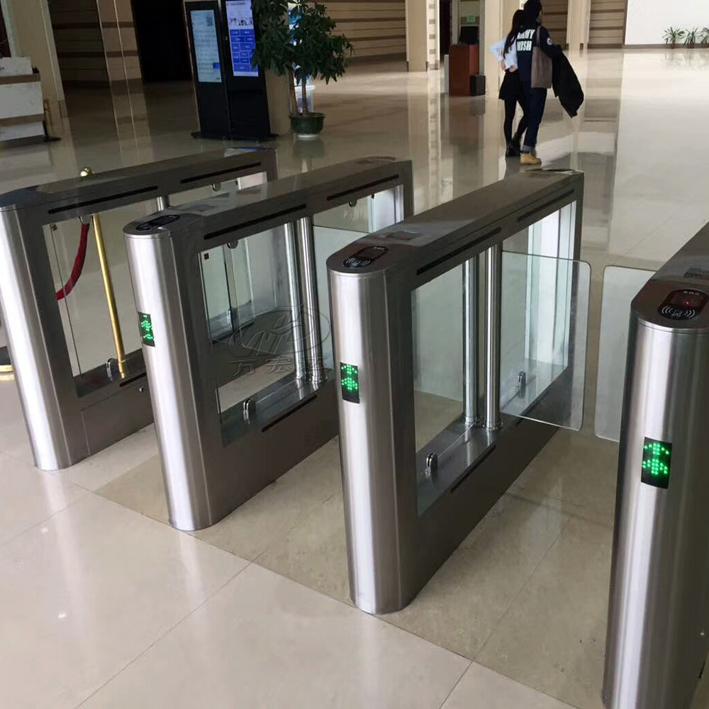 写字楼摆闸人行通道闸体育馆人脸识别门禁系统健身房学校防撞闸机