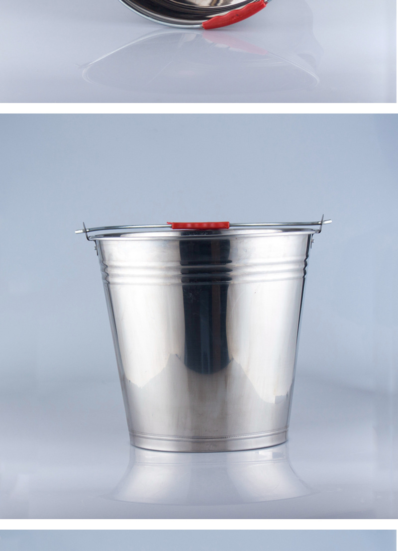 加厚不锈钢提水桶无家用手提桶多用大水桶饲料桶食油桶厂家直销