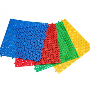 幼儿园户外操场防滑悬浮塑胶拼接地垫跑道厂家直销