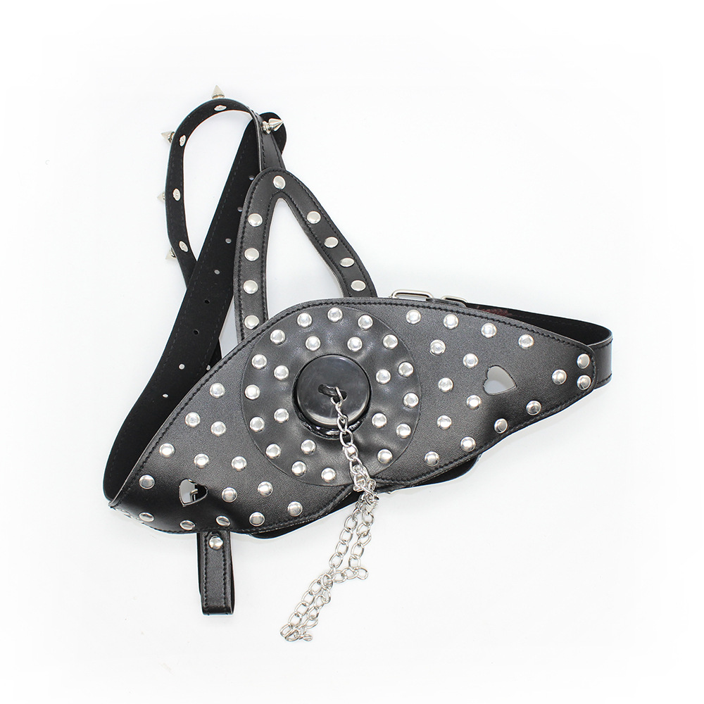 工厂店情趣用品马具形口塞带盖口枷玩具夫妻调情捆绑束缚口球嘴噻