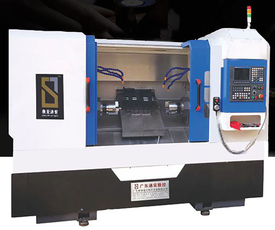 质保一年 ts-36斜床棒料双主轴数控机床 四轴数控车床