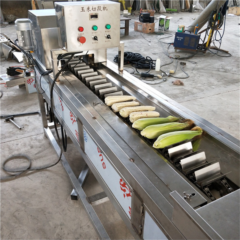 玉米切段机 鲜玉米切头去尾设备 速冻玉米切段机 厂家直销切段机