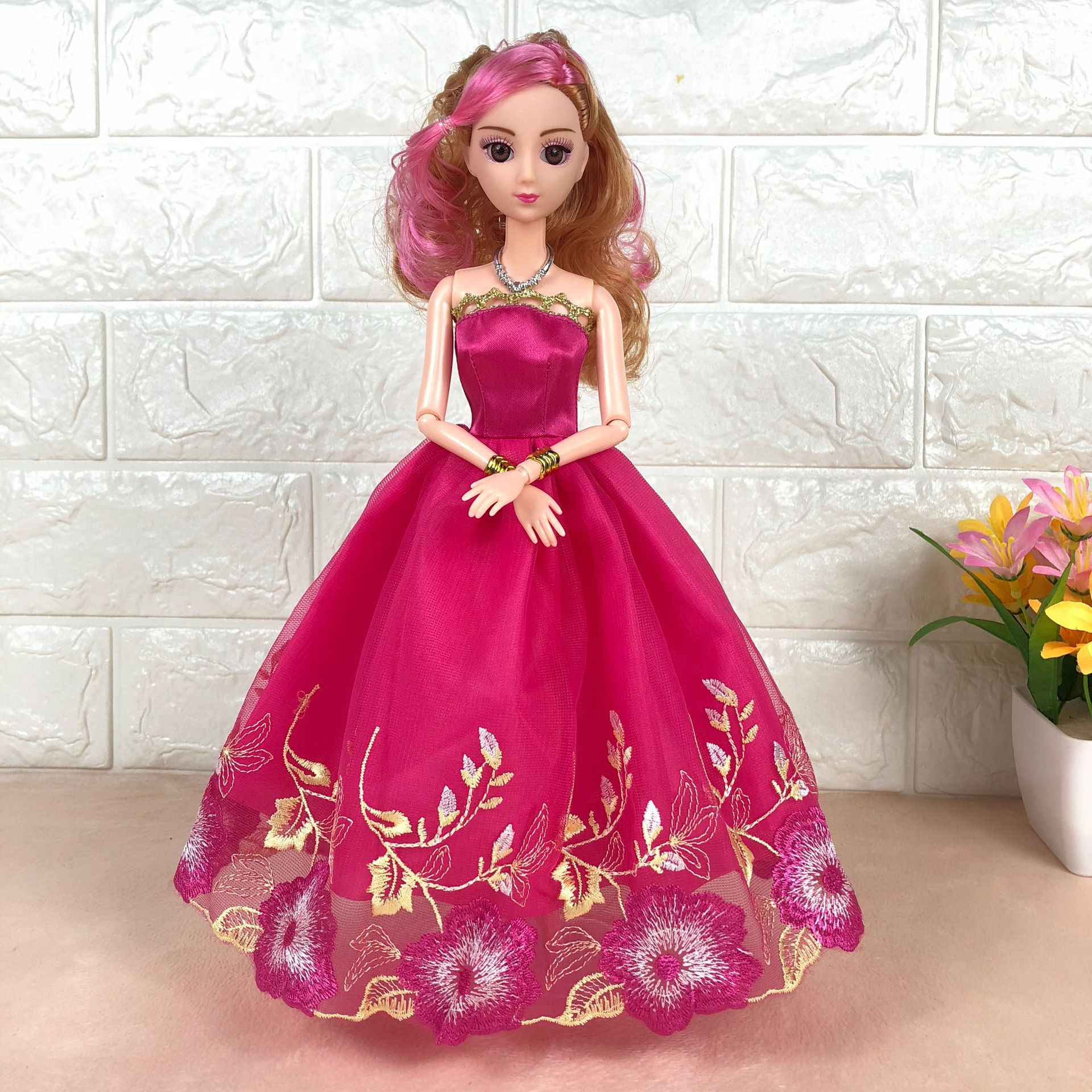 新齐婚纱娃娃洋娃娃关节娃娃过家家换装婚纱女孩玩具几十款任您挑