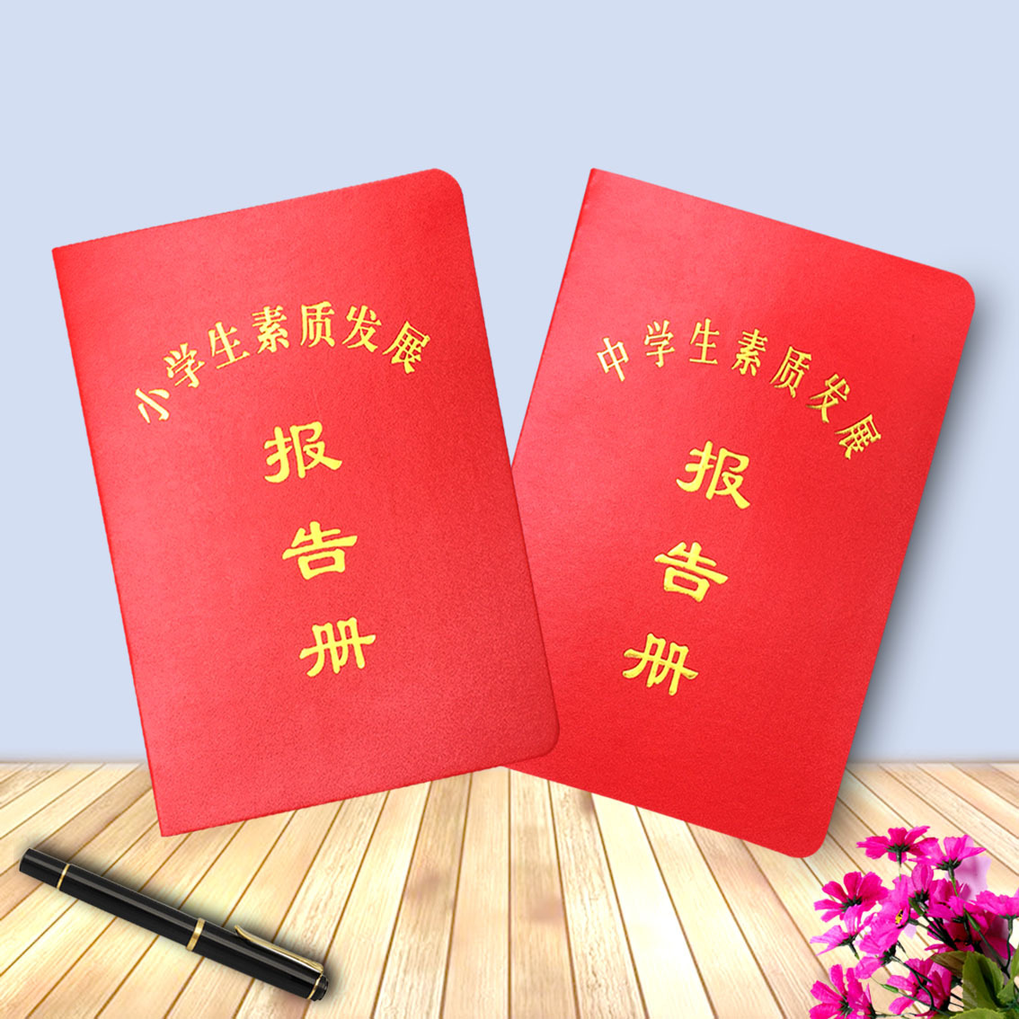 现货批发定中学生素质发展报告册 订定小学生素质发展报告册制作