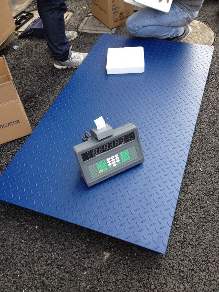 宁波3000kg500g带打印电子地磅带打印磅单地磅称2t电子地秤