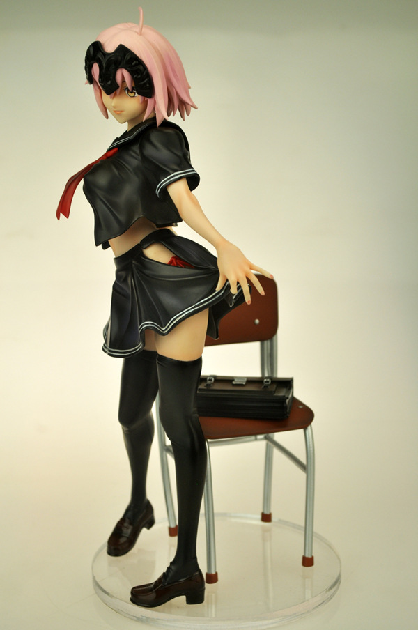 命运之夜 校服版贞德 水手服 fate/grand orde 黑色白色 手办模型