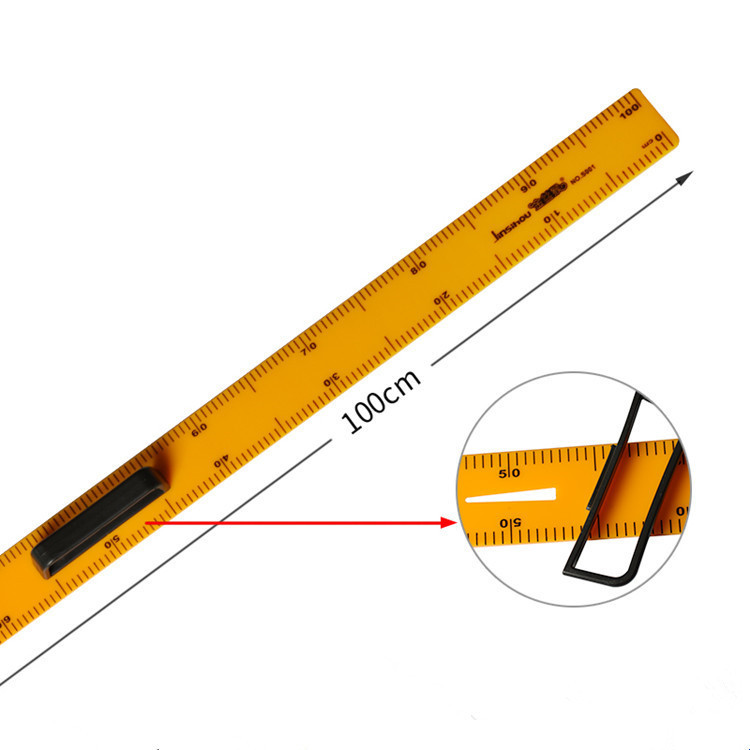 1米直尺 批发100cm塑料直尺 教学演示绘图用一米尺