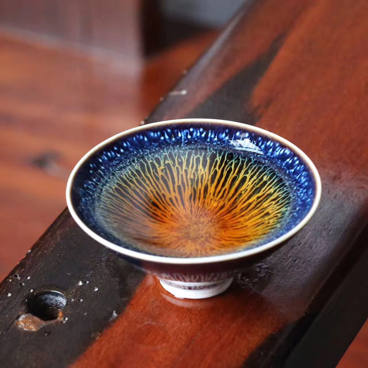 景德镇手工建盏窑变曜变天目釉油滴兔毫茶盏品茗茶杯茶碗茶盘茶壶