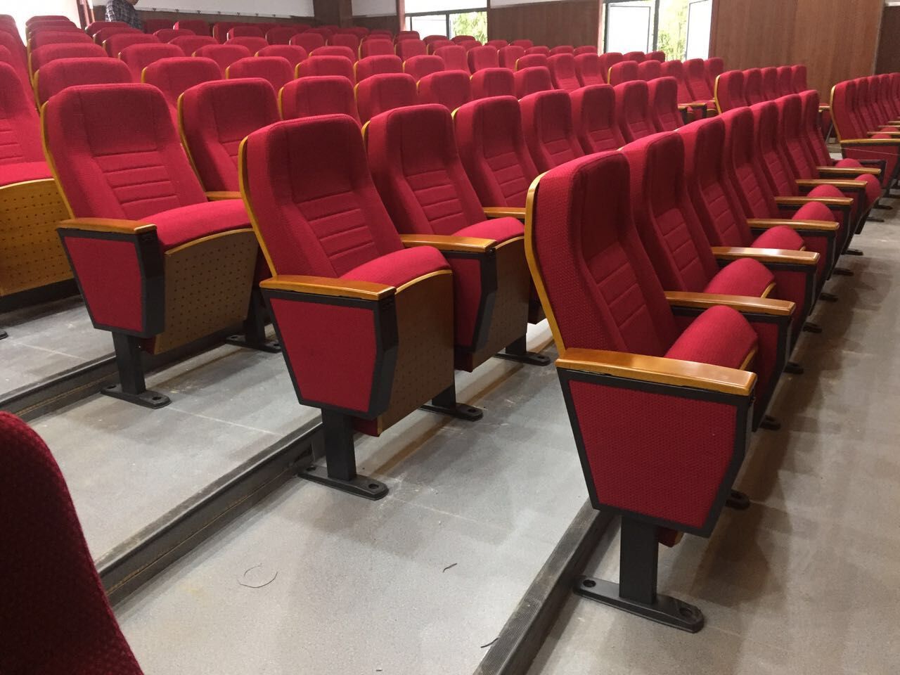 浙江安吉厂家直销礼堂椅 伸缩看台座椅 剧院椅 会议室座椅